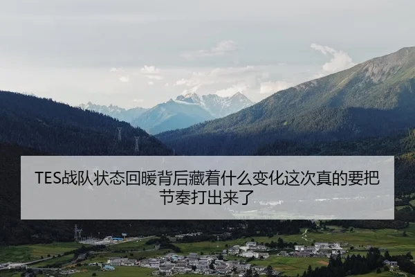 TES战队状态回暖背后藏着什么变化这次真的要把节奏打出来了
